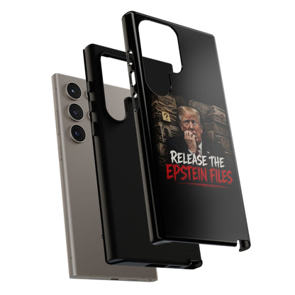 iPhone 16 Case — "Release the Epstein Files" Political Graphic