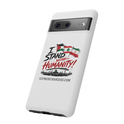 I Stand With Humanity iPhone 16 Case — Solidarity Protective Cover
