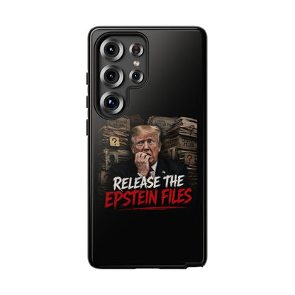 iPhone 16 Case — "Release the Epstein Files" Political Graphic