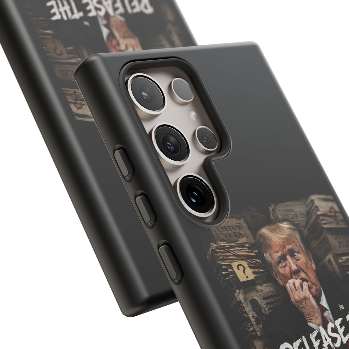 iPhone 16 Case — "Release the Epstein Files" Political Graphic