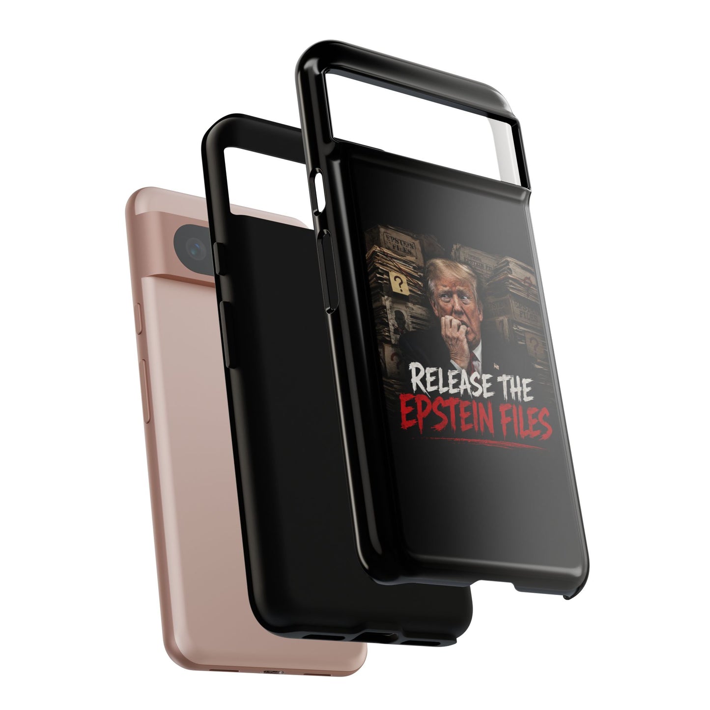 iPhone 16 Case — "Release the Epstein Files" Political Graphic