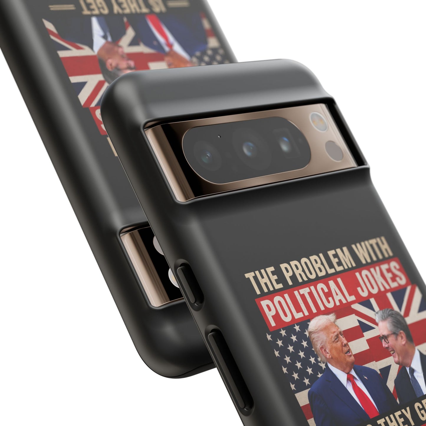 Political Humor Phone Case — "The Problem With Political Jokes Is They Get Elected"