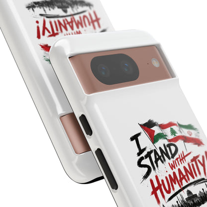 I Stand With Humanity iPhone 16 Case — Solidarity Protective Cover