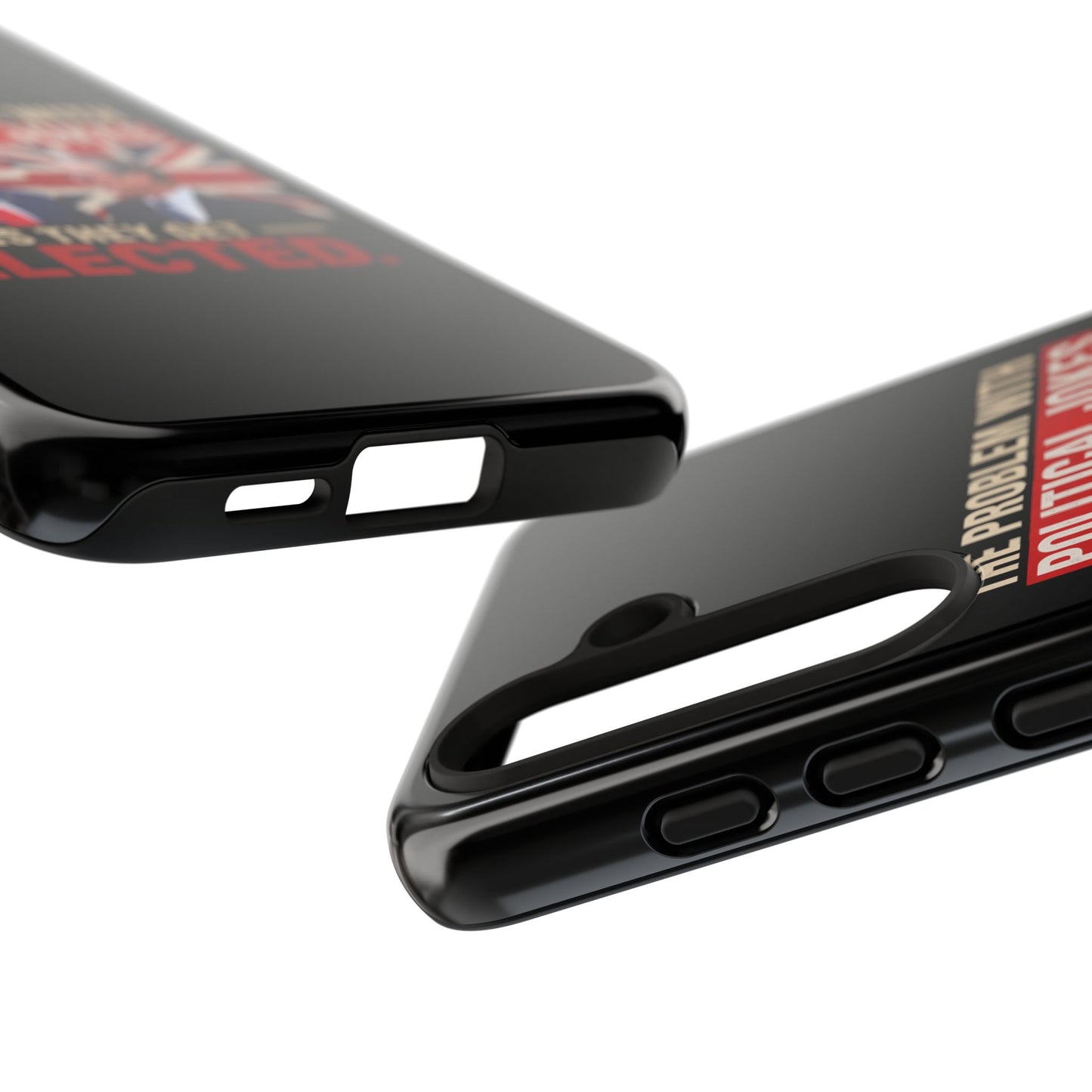 Political Humor Phone Case — "The Problem With Political Jokes Is They Get Elected"