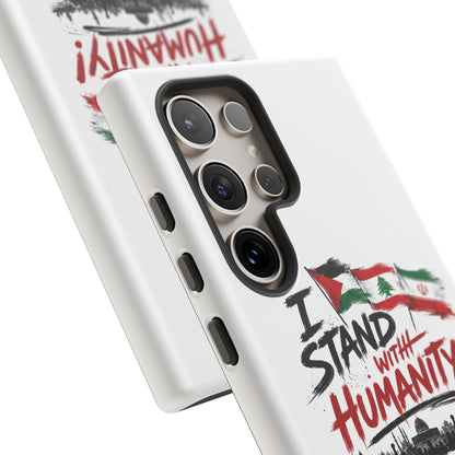 I Stand With Humanity iPhone 16 Case — Solidarity Protective Cover