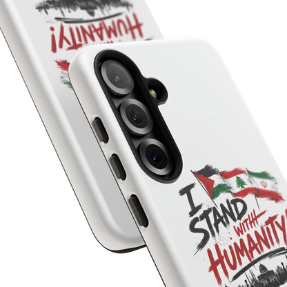 I Stand With Humanity iPhone 16 Case — Solidarity Protective Cover