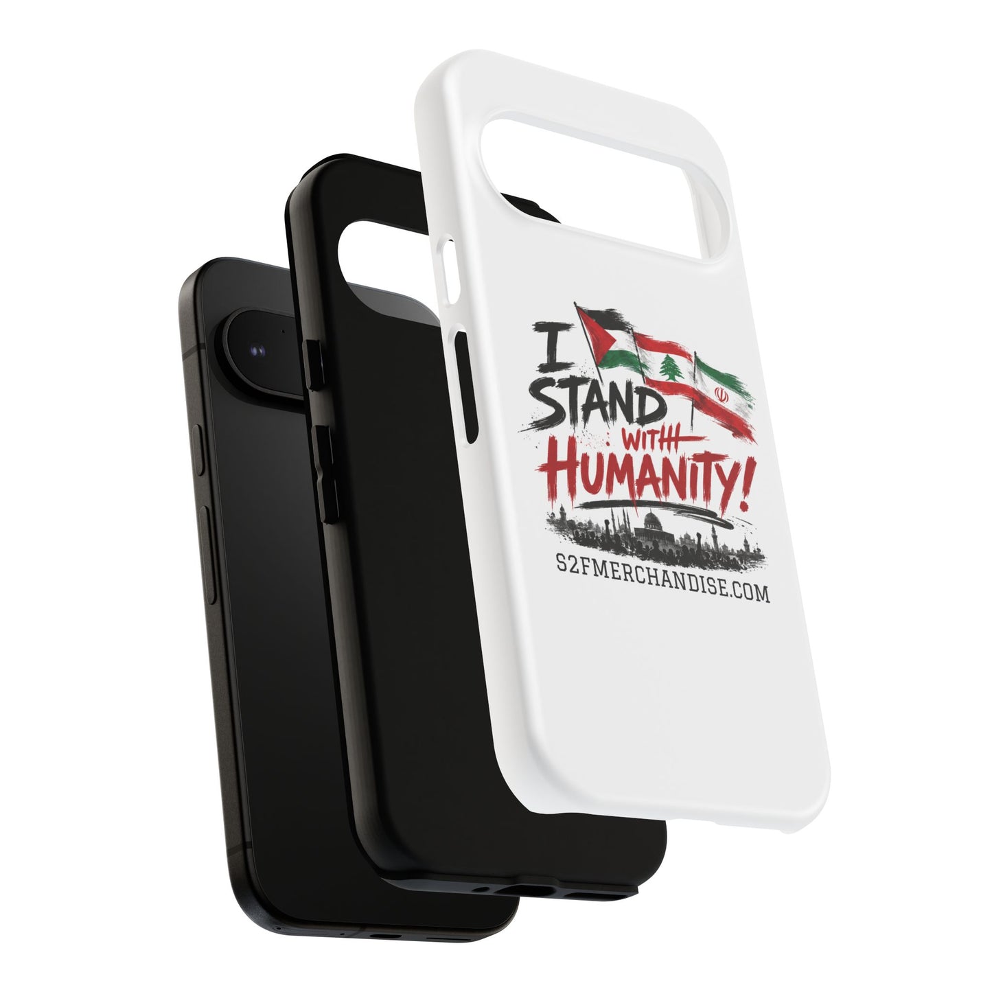 I Stand With Humanity iPhone 16 Case — Solidarity Protective Cover