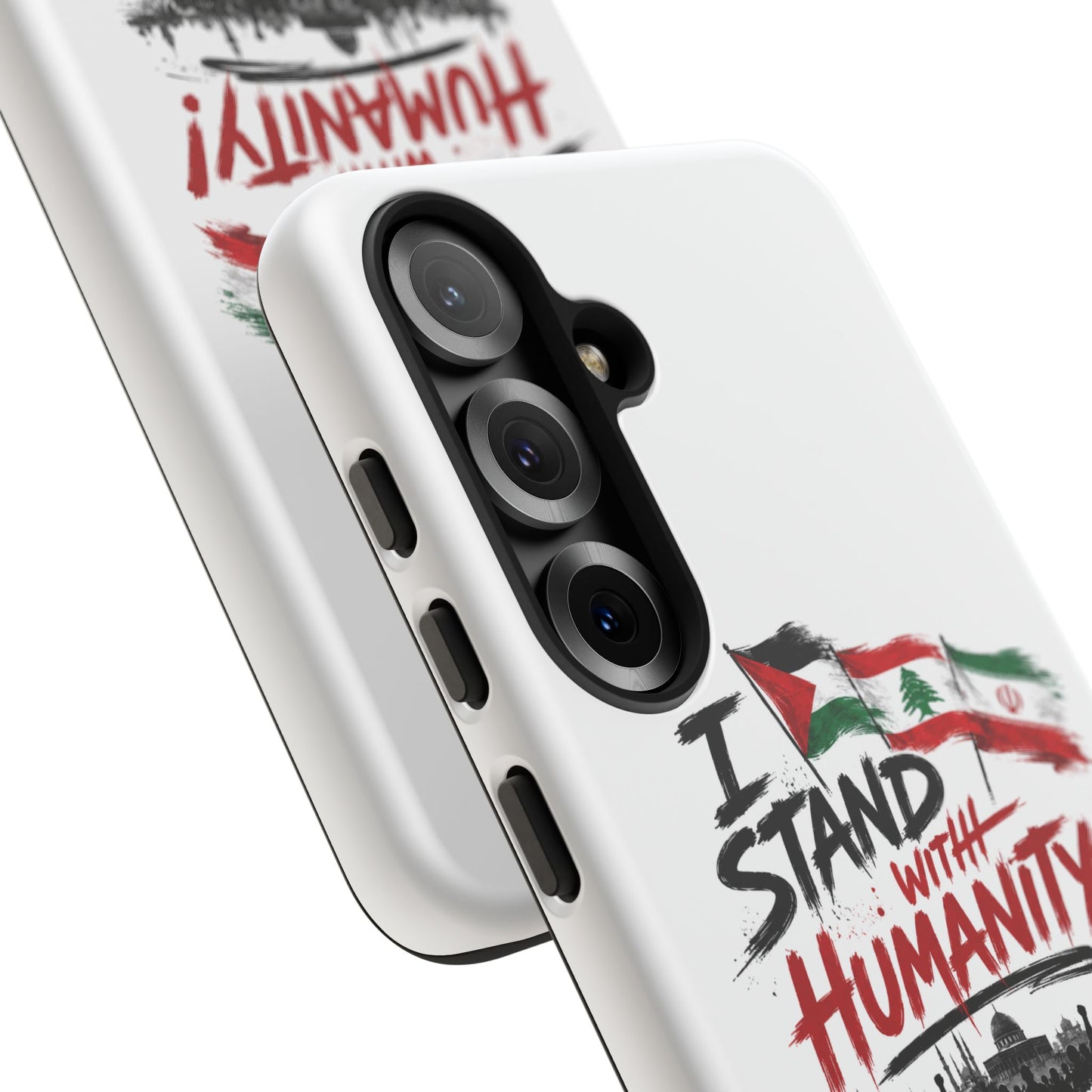 I Stand With Humanity iPhone 16 Case — Solidarity Protective Cover
