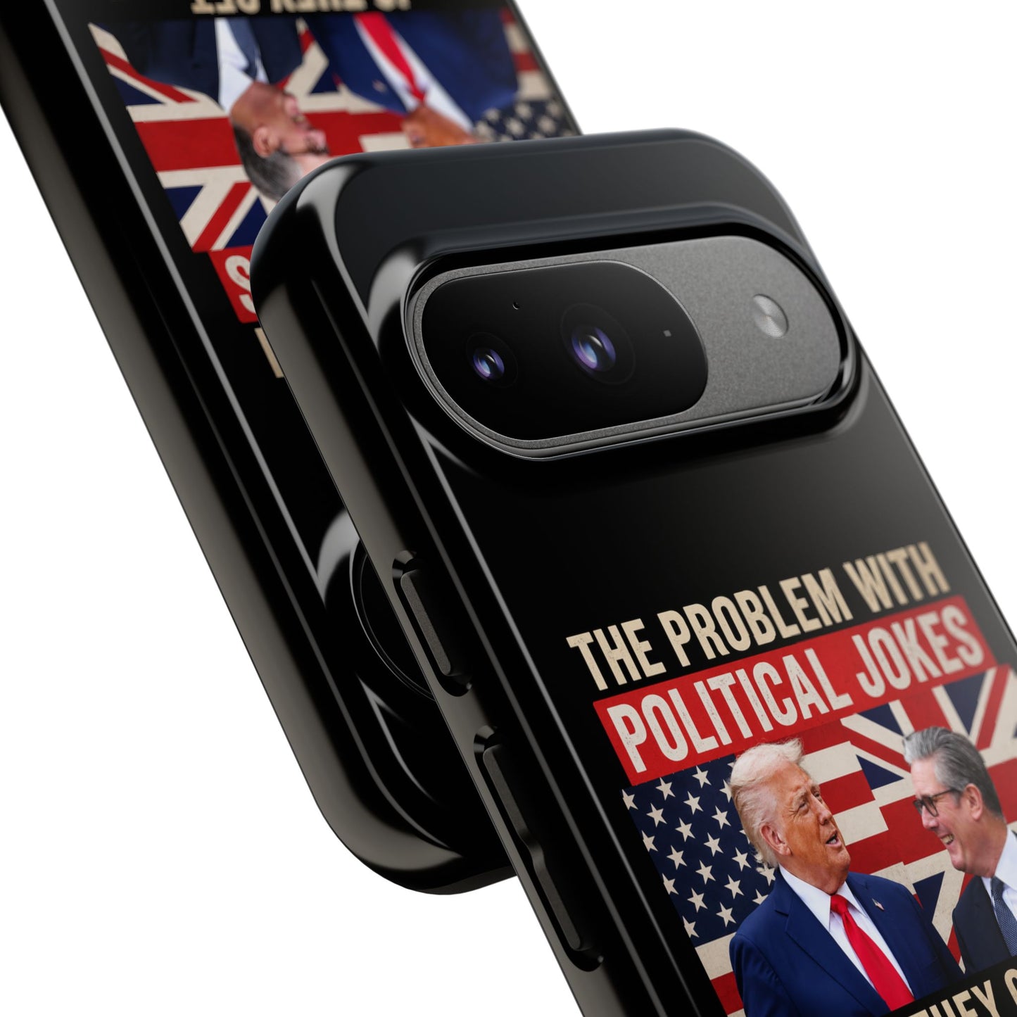 Political Humor Phone Case — "The Problem With Political Jokes Is They Get Elected"