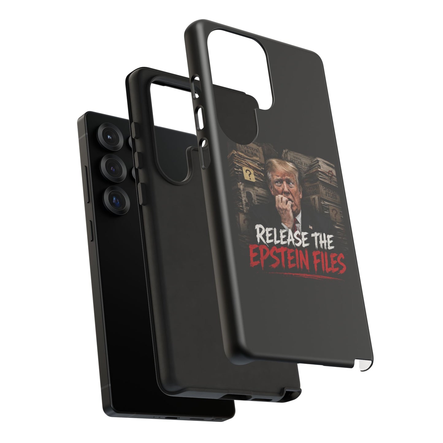 iPhone 16 Case — "Release the Epstein Files" Political Graphic