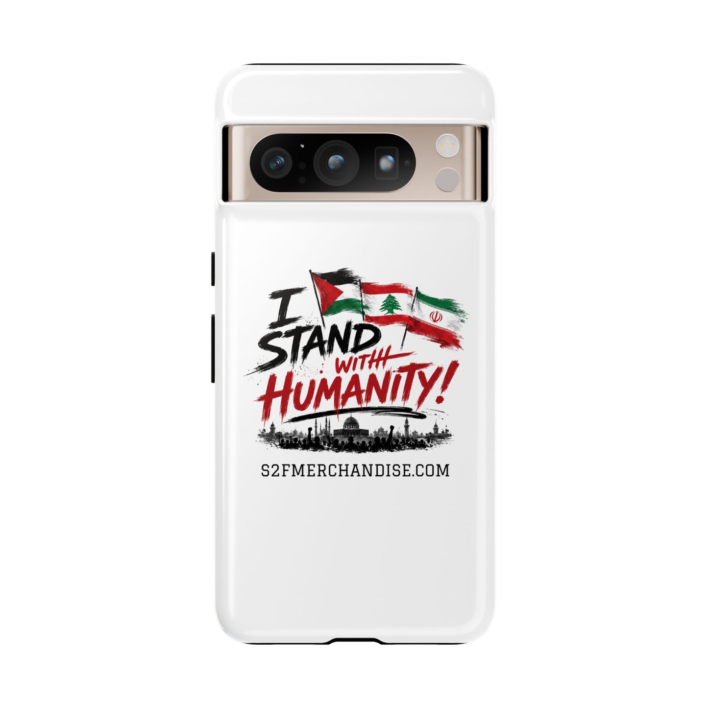 I Stand With Humanity iPhone 16 Case — Solidarity Protective Cover