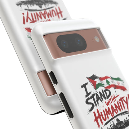 I Stand With Humanity iPhone 16 Case — Solidarity Protective Cover