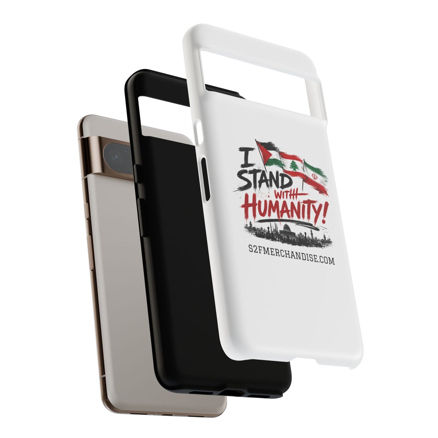 I Stand With Humanity iPhone 16 Case — Solidarity Protective Cover