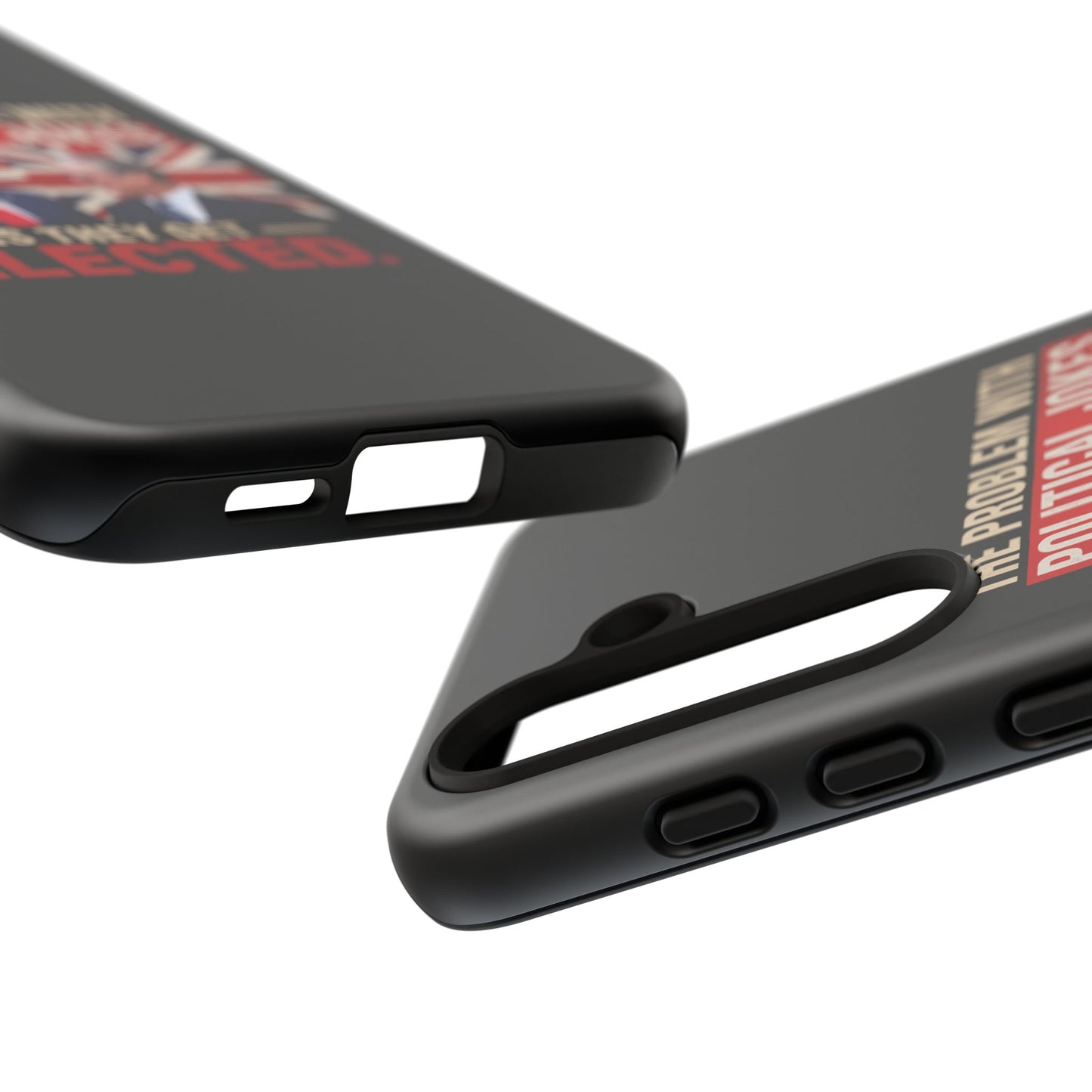 Political Humor Phone Case — "The Problem With Political Jokes Is They Get Elected"
