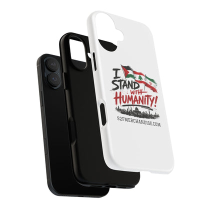 I Stand With Humanity iPhone 16 Case — Solidarity Protective Cover