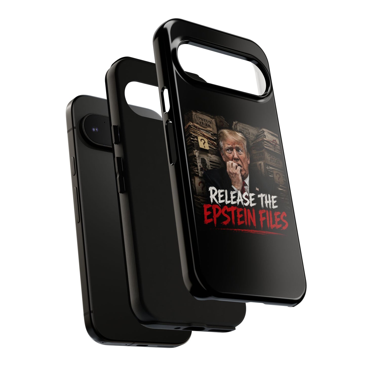 iPhone 16 Case — "Release the Epstein Files" Political Graphic