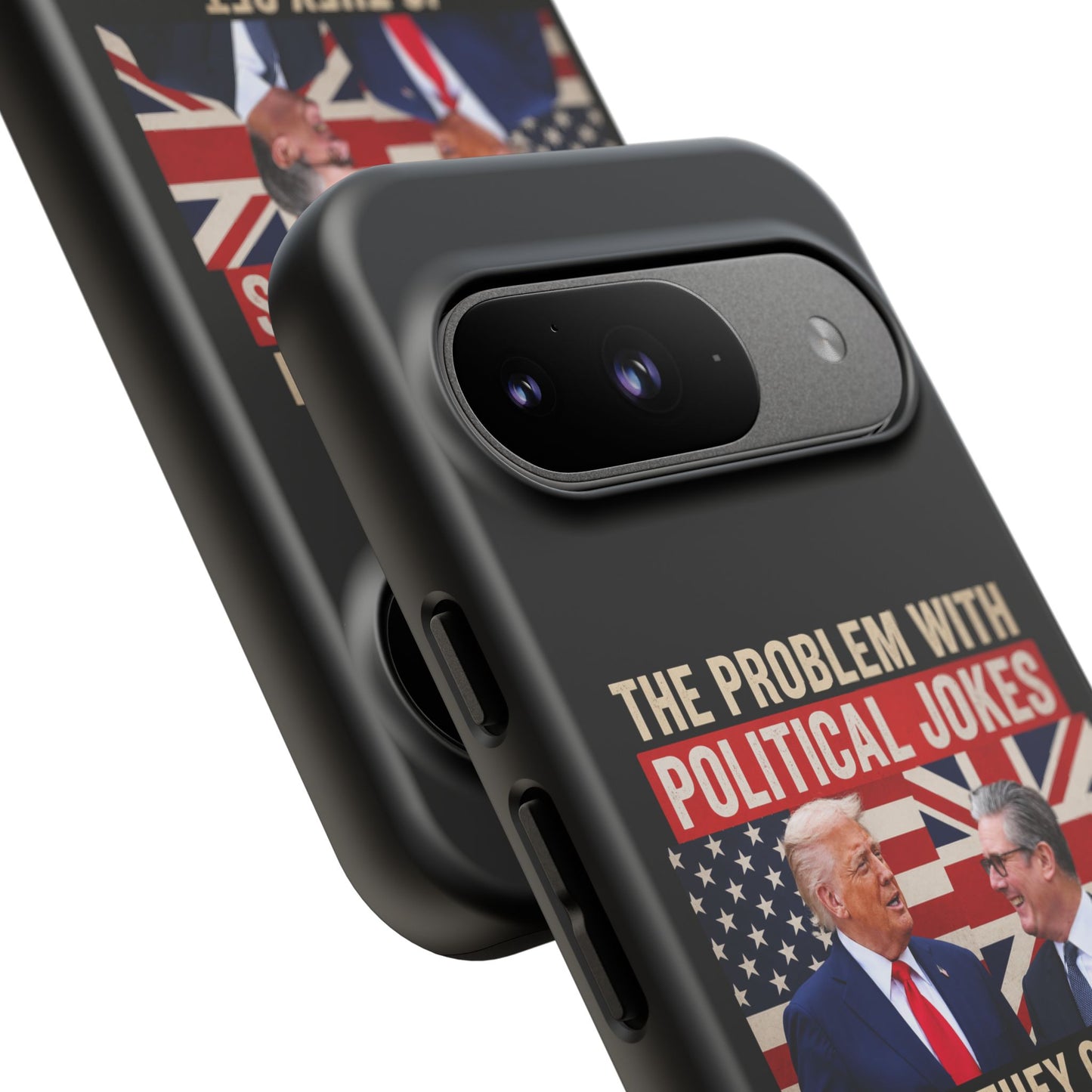 Political Humor Phone Case — "The Problem With Political Jokes Is They Get Elected"