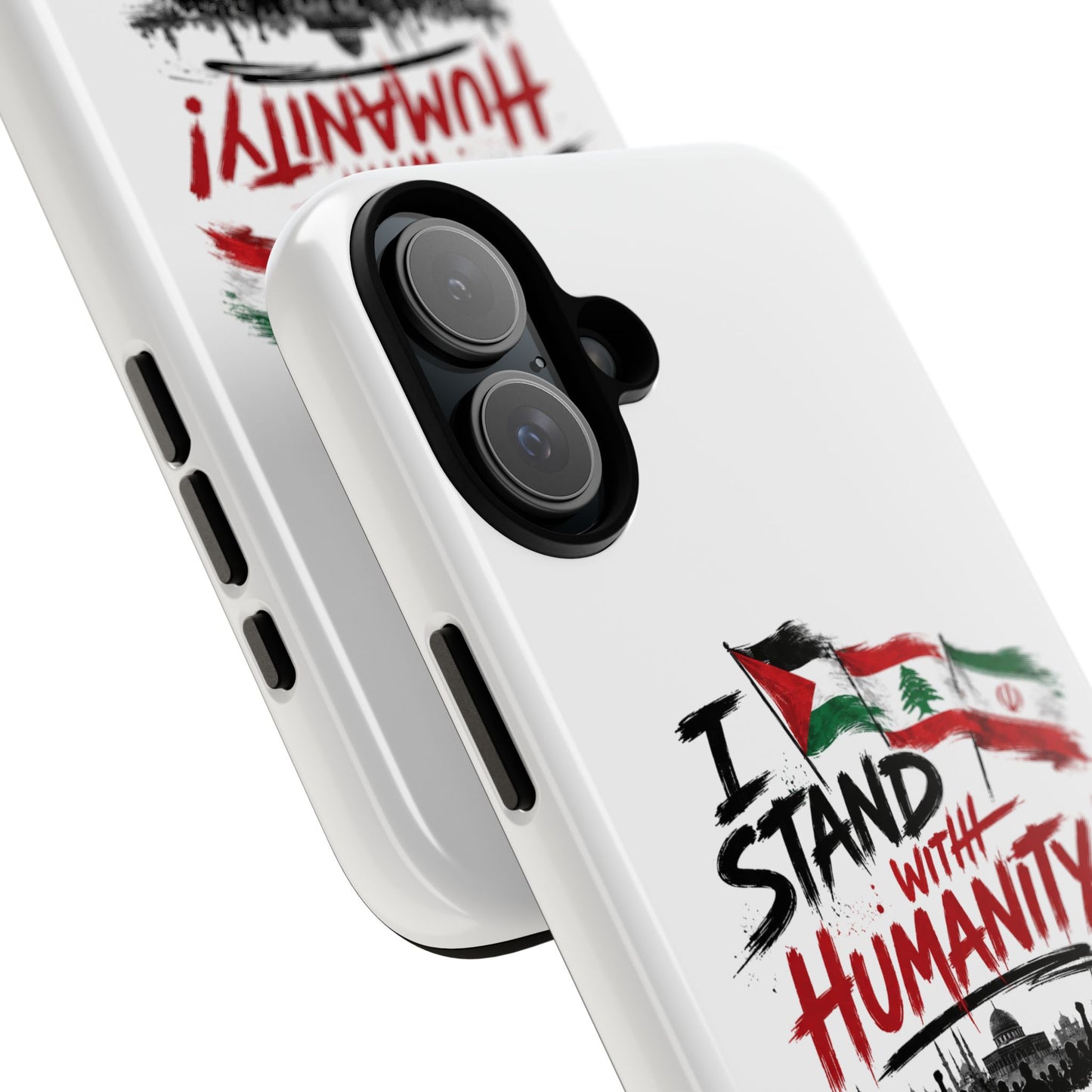 I Stand With Humanity iPhone 16 Case — Solidarity Protective Cover