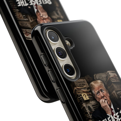 iPhone 16 Case — "Release the Epstein Files" Political Graphic