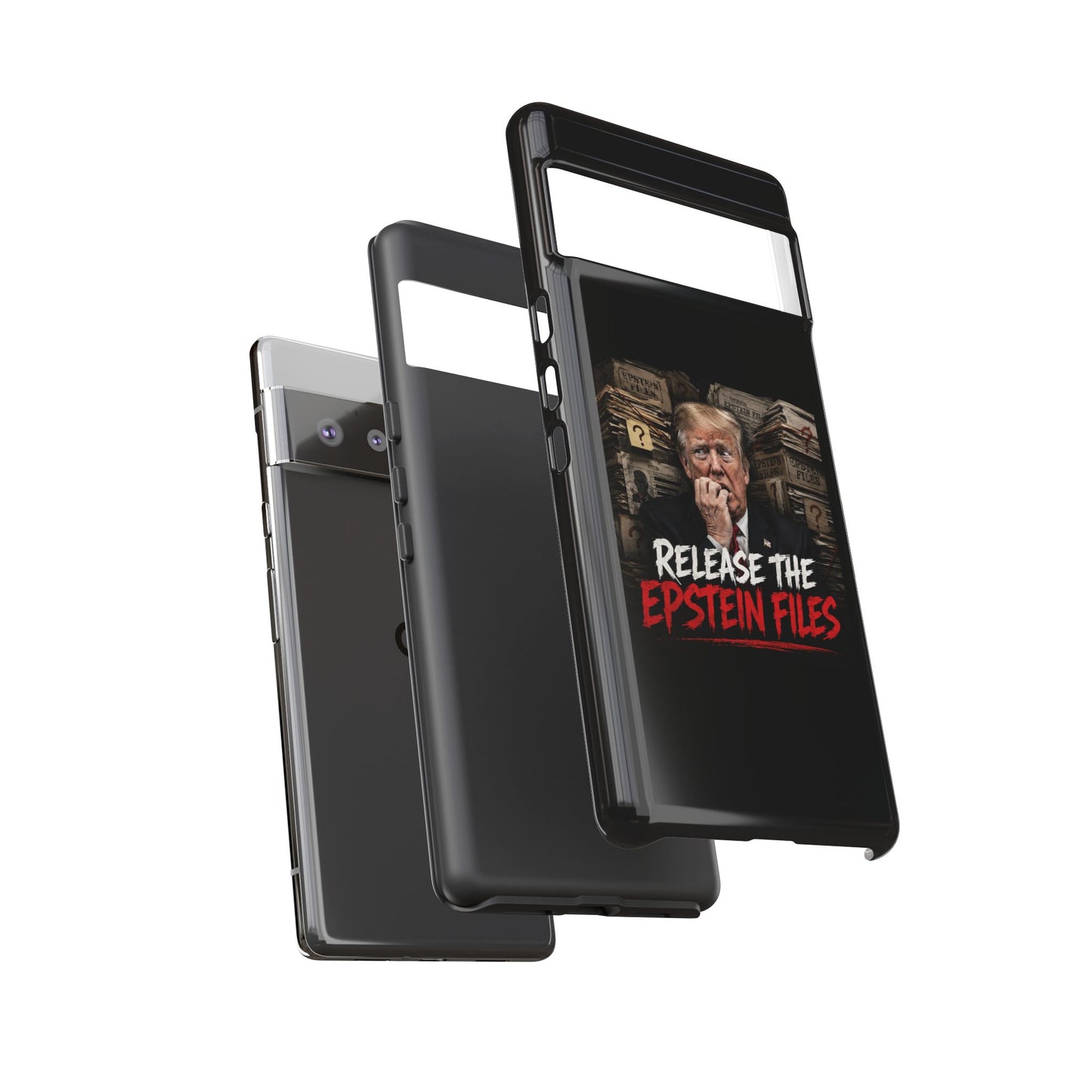 iPhone 16 Case — "Release the Epstein Files" Political Graphic
