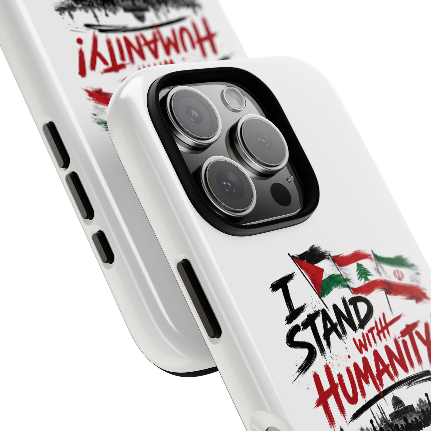 I Stand With Humanity iPhone 16 Case — Solidarity Protective Cover