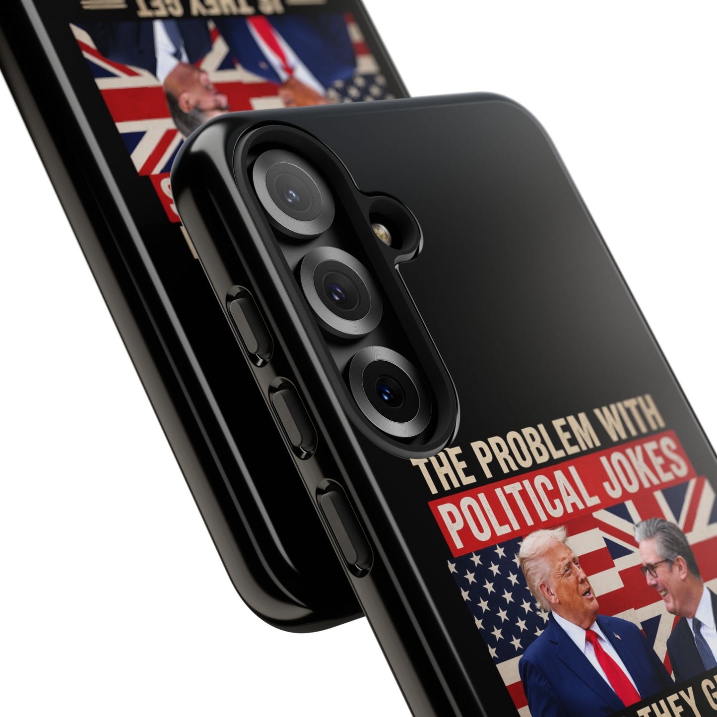 Political Humor Phone Case — "The Problem With Political Jokes Is They Get Elected"