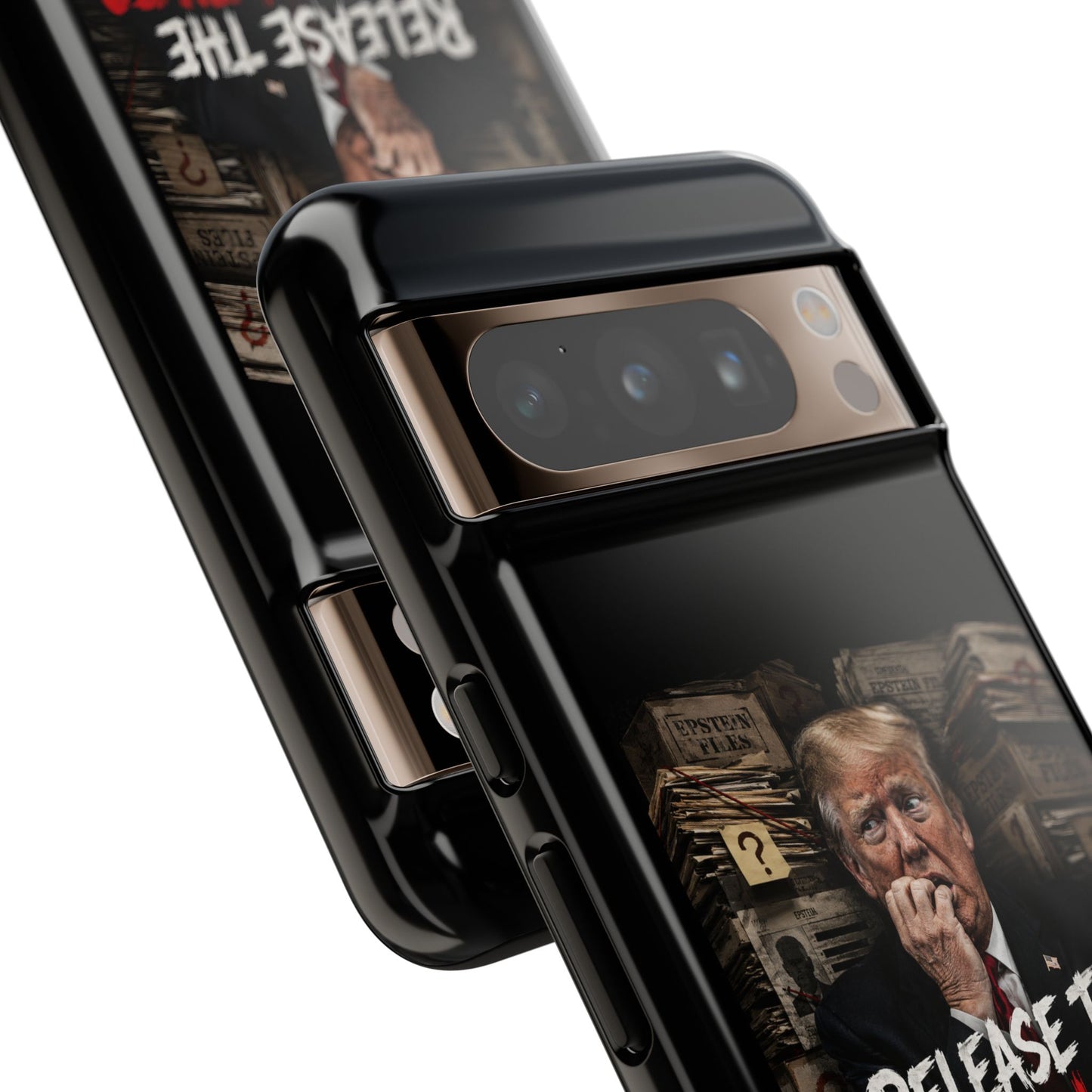 iPhone 16 Case — "Release the Epstein Files" Political Graphic
