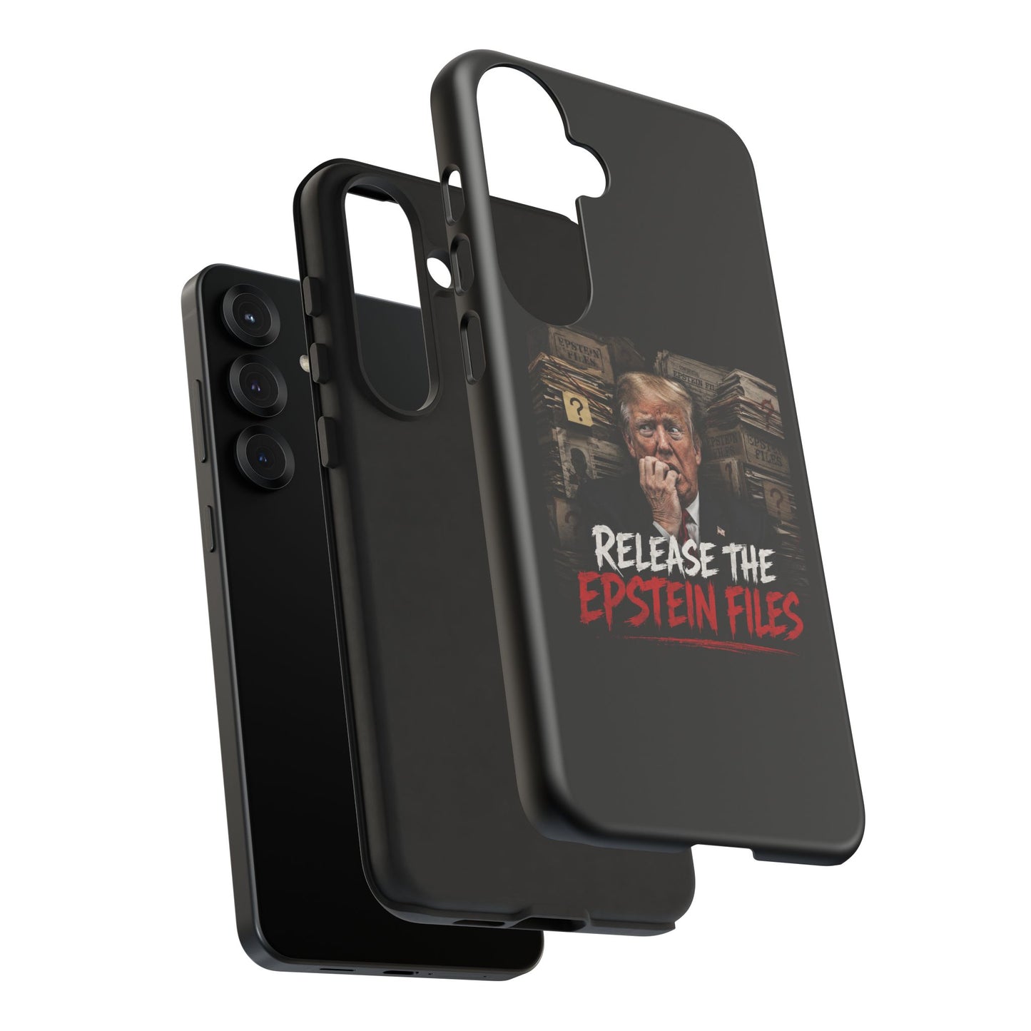 iPhone 16 Case — "Release the Epstein Files" Political Graphic