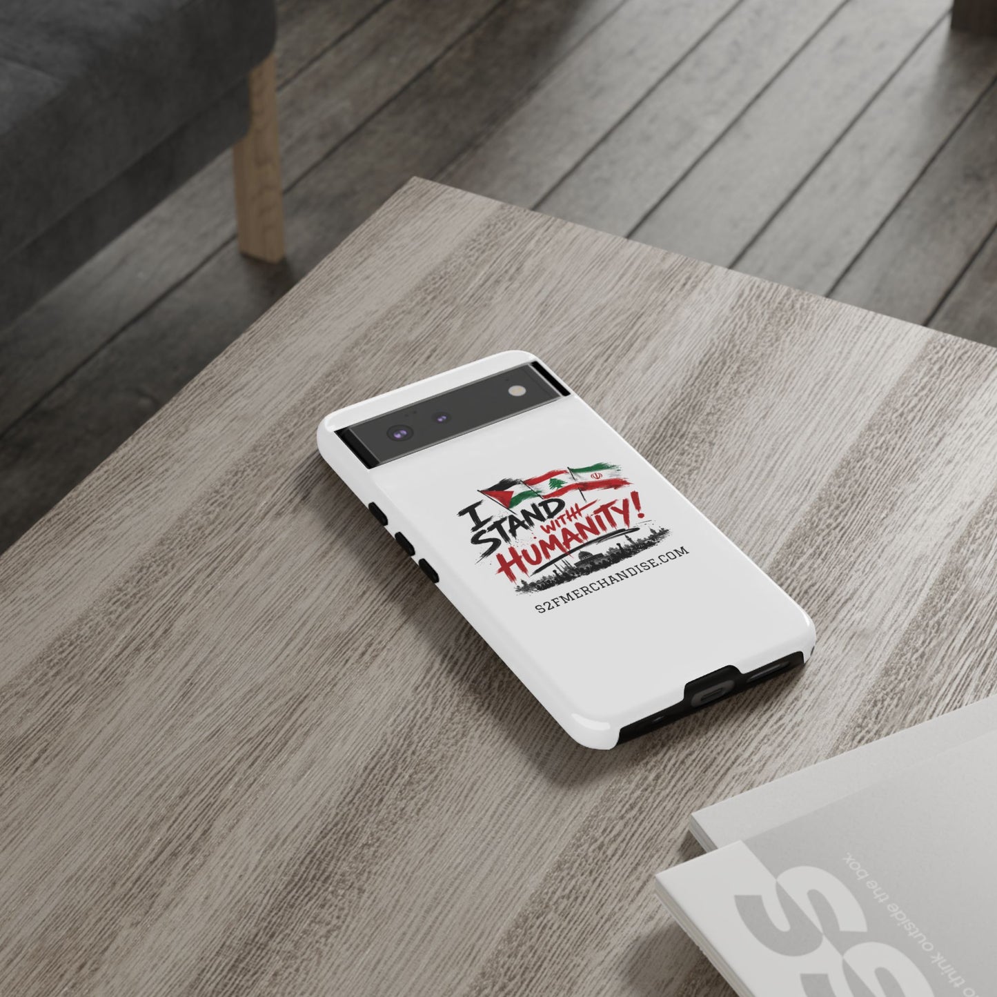 I Stand With Humanity iPhone 16 Case — Solidarity Protective Cover