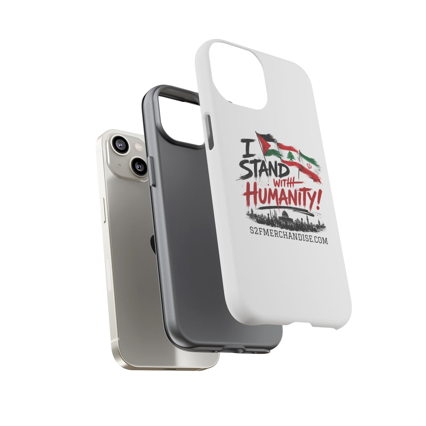 I Stand With Humanity iPhone 16 Case — Solidarity Protective Cover