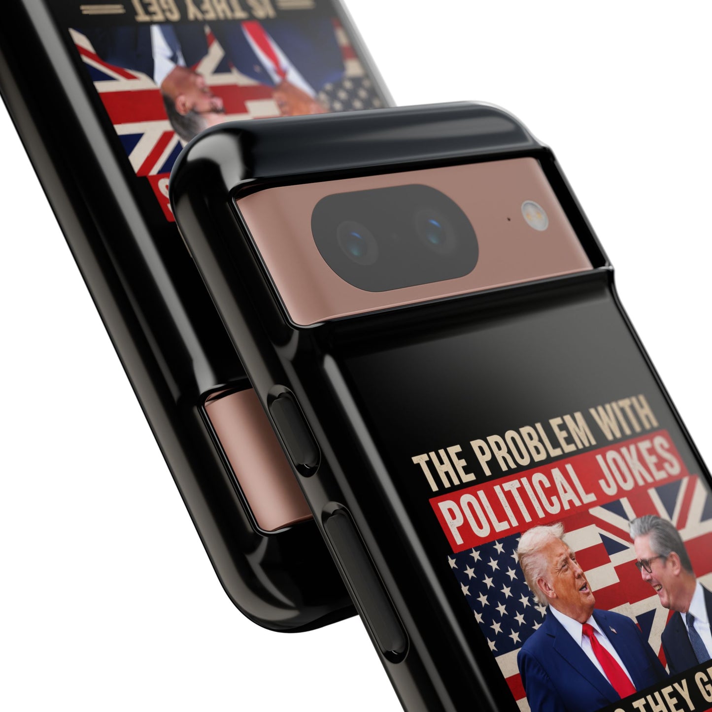Political Humor Phone Case — "The Problem With Political Jokes Is They Get Elected"