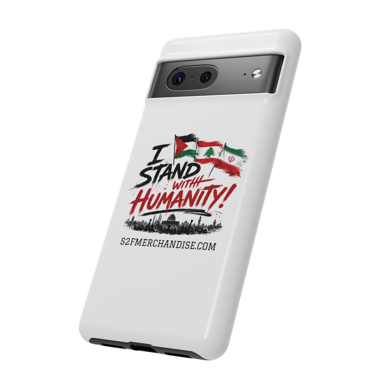I Stand With Humanity iPhone 16 Case — Solidarity Protective Cover