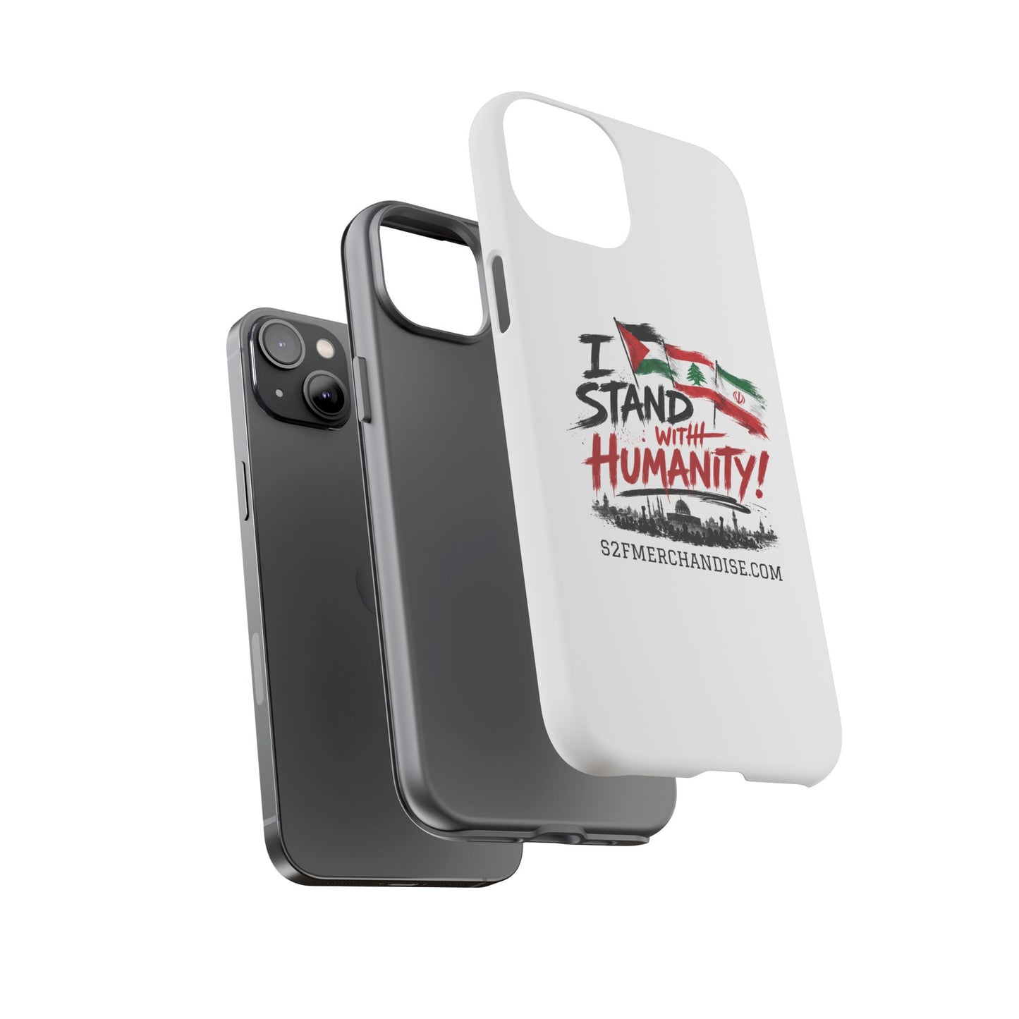 I Stand With Humanity iPhone 16 Case — Solidarity Protective Cover
