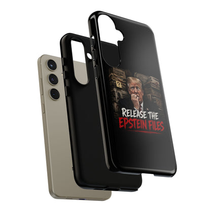 iPhone 16 Case — "Release the Epstein Files" Political Graphic