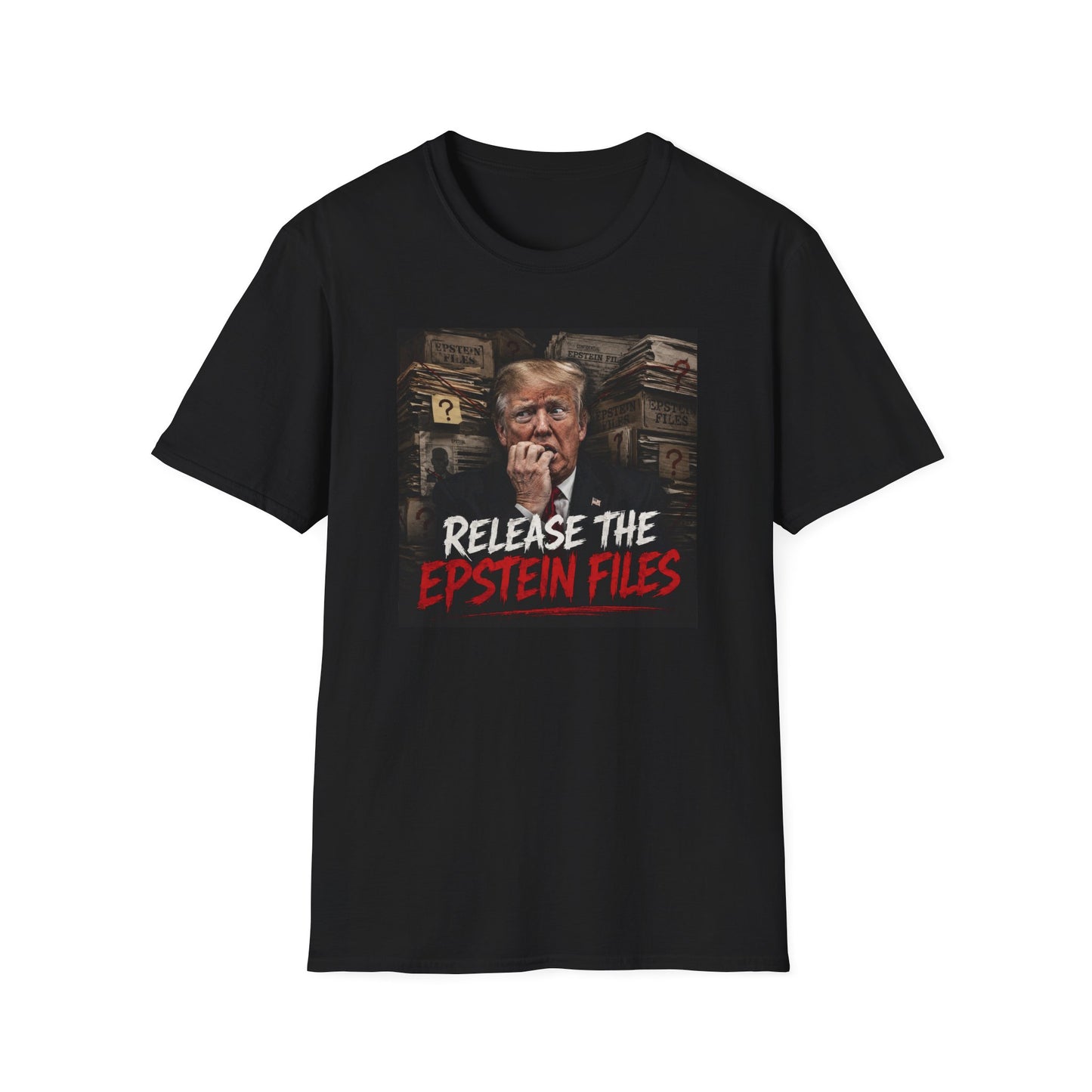 Epstein/Trump Graphic T-Shirt — "Release the Epstein Files"