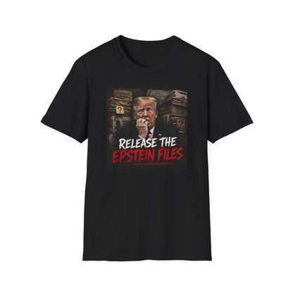 Epstein/Trump Graphic T-Shirt — "Release the Epstein Files"