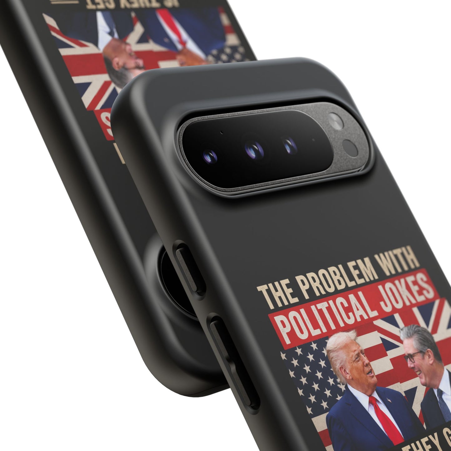 Political Humor Phone Case — "The Problem With Political Jokes Is They Get Elected"