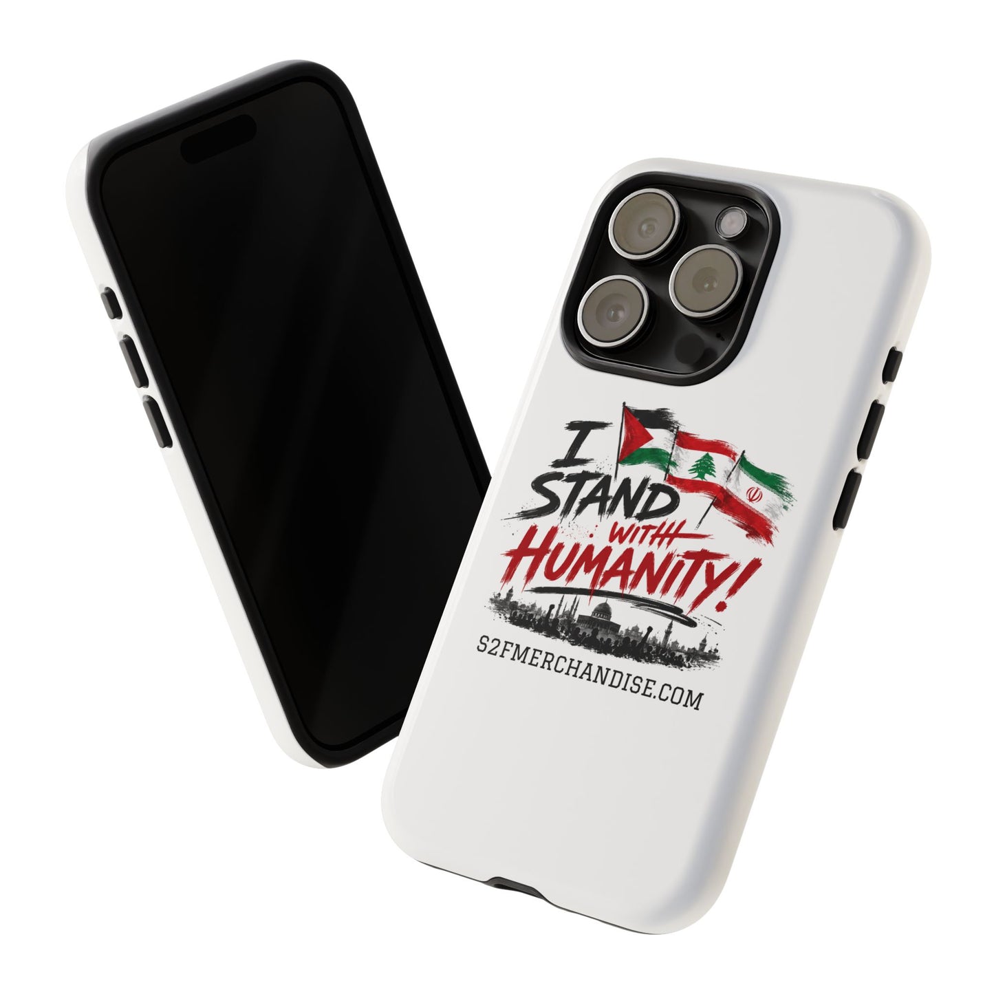 I Stand With Humanity iPhone 16 Case — Solidarity Protective Cover