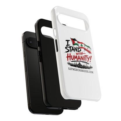 I Stand With Humanity iPhone 16 Case — Solidarity Protective Cover