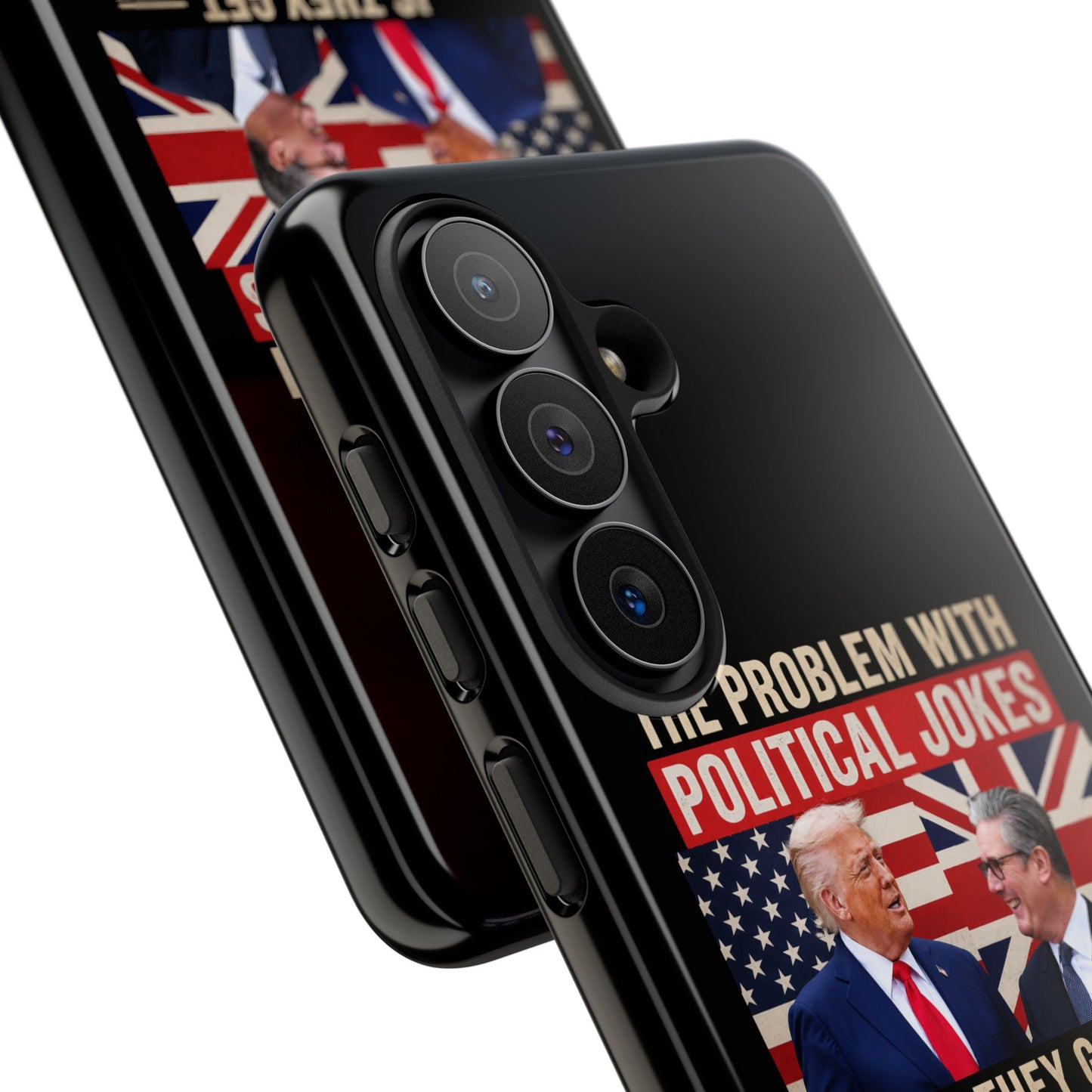 Political Humor Phone Case — "The Problem With Political Jokes Is They Get Elected"
