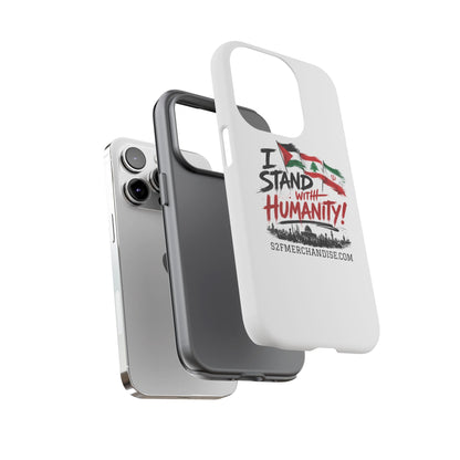 I Stand With Humanity iPhone 16 Case — Solidarity Protective Cover