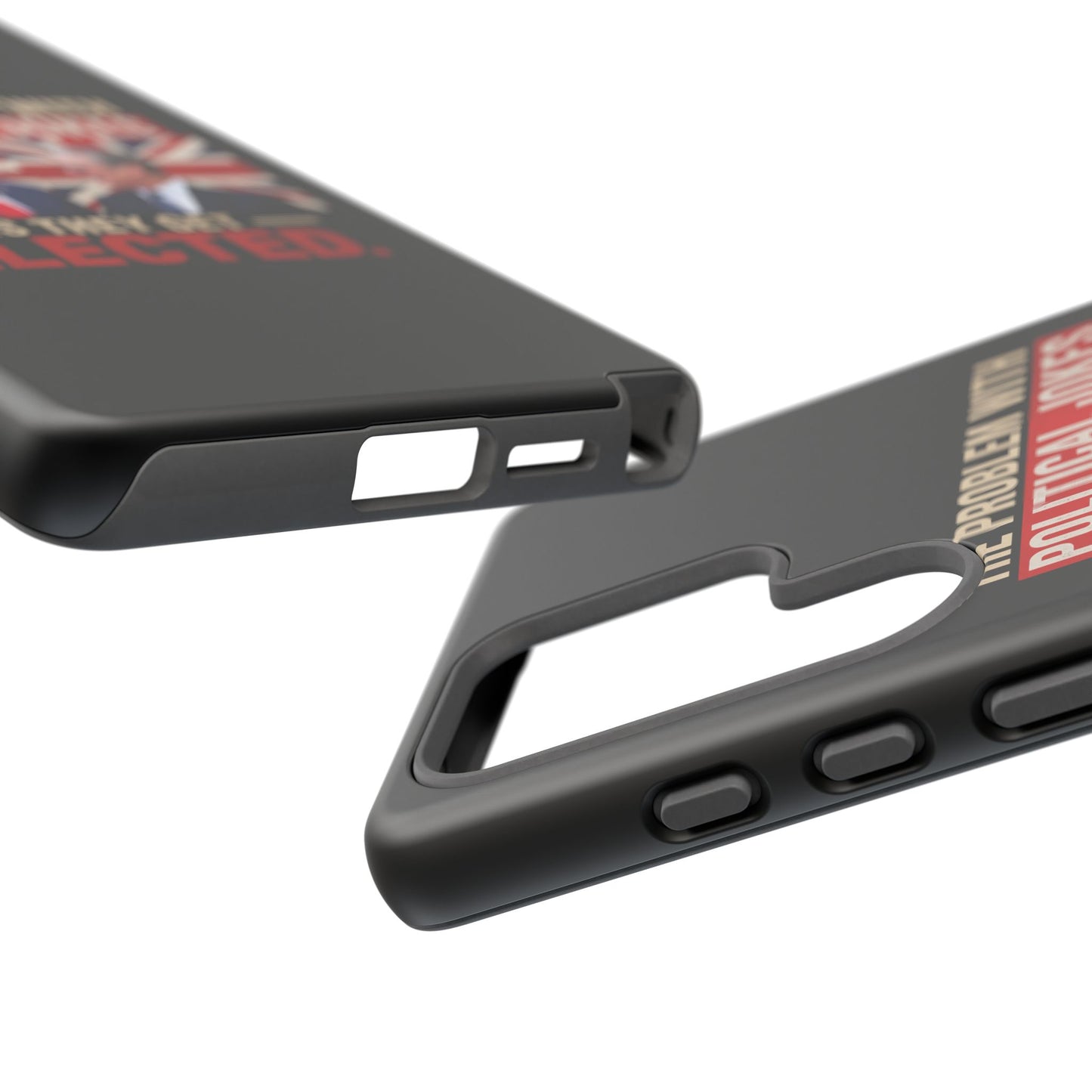 Political Humor Phone Case — "The Problem With Political Jokes Is They Get Elected"
