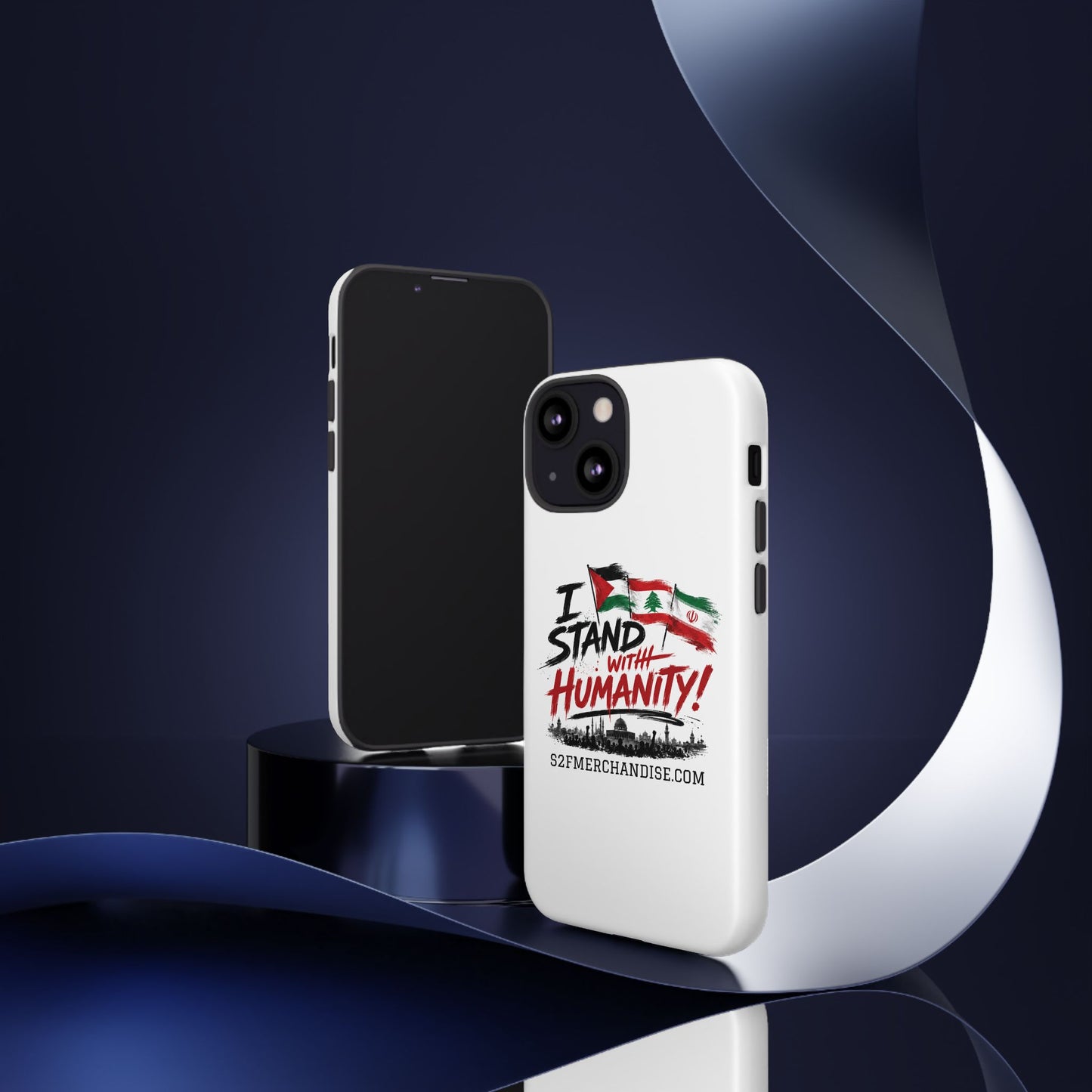 I Stand With Humanity iPhone 16 Case — Solidarity Protective Cover