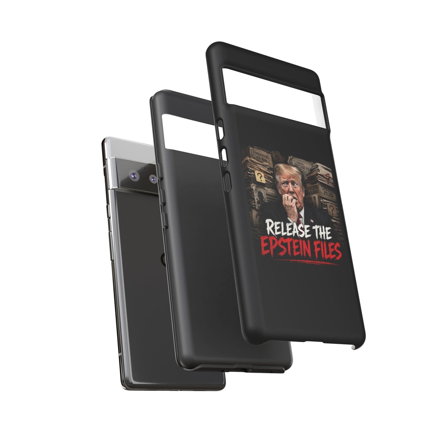 iPhone 16 Case — "Release the Epstein Files" Political Graphic