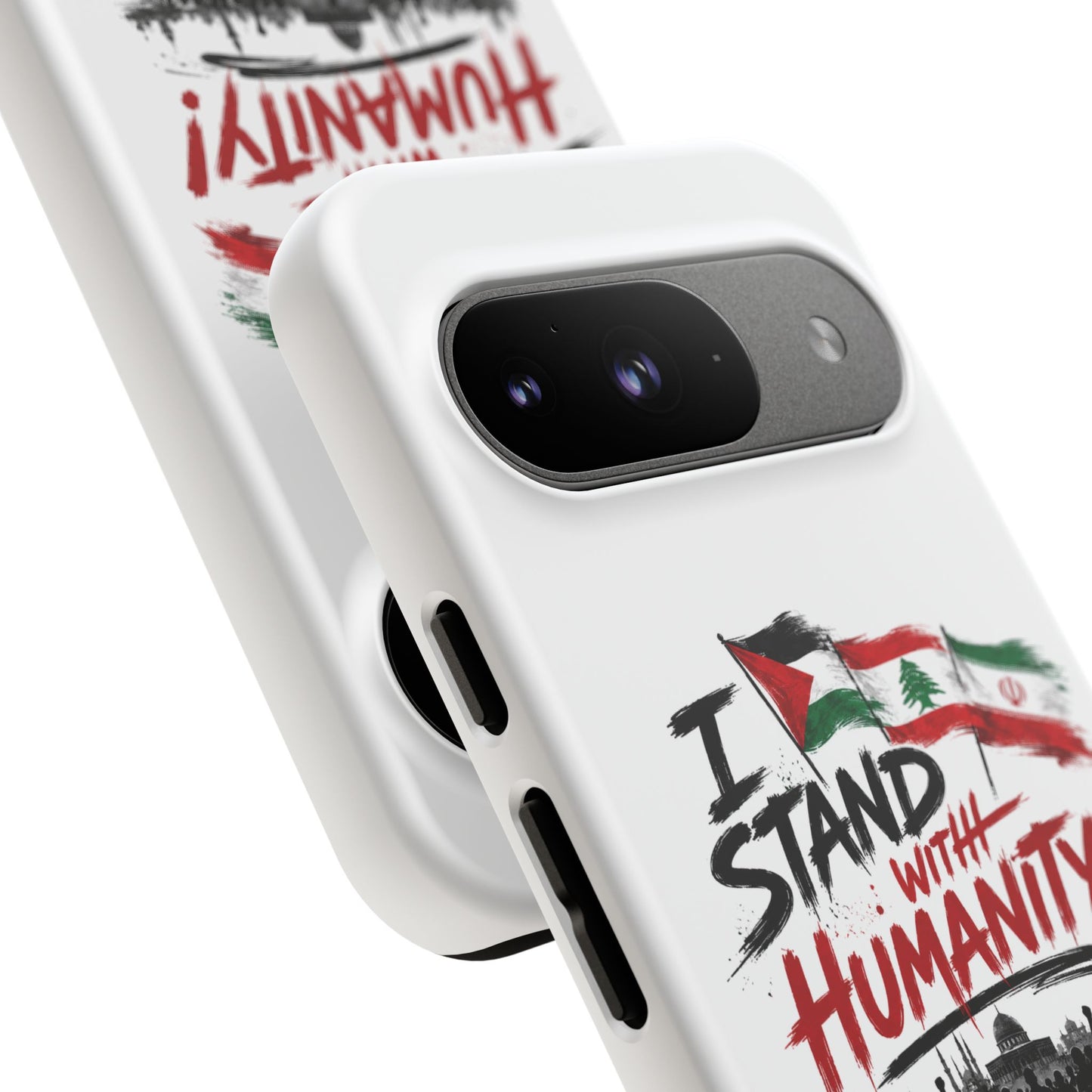 I Stand With Humanity iPhone 16 Case — Solidarity Protective Cover