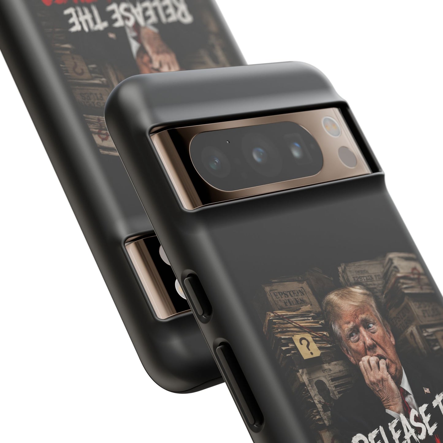 iPhone 16 Case — "Release the Epstein Files" Political Graphic