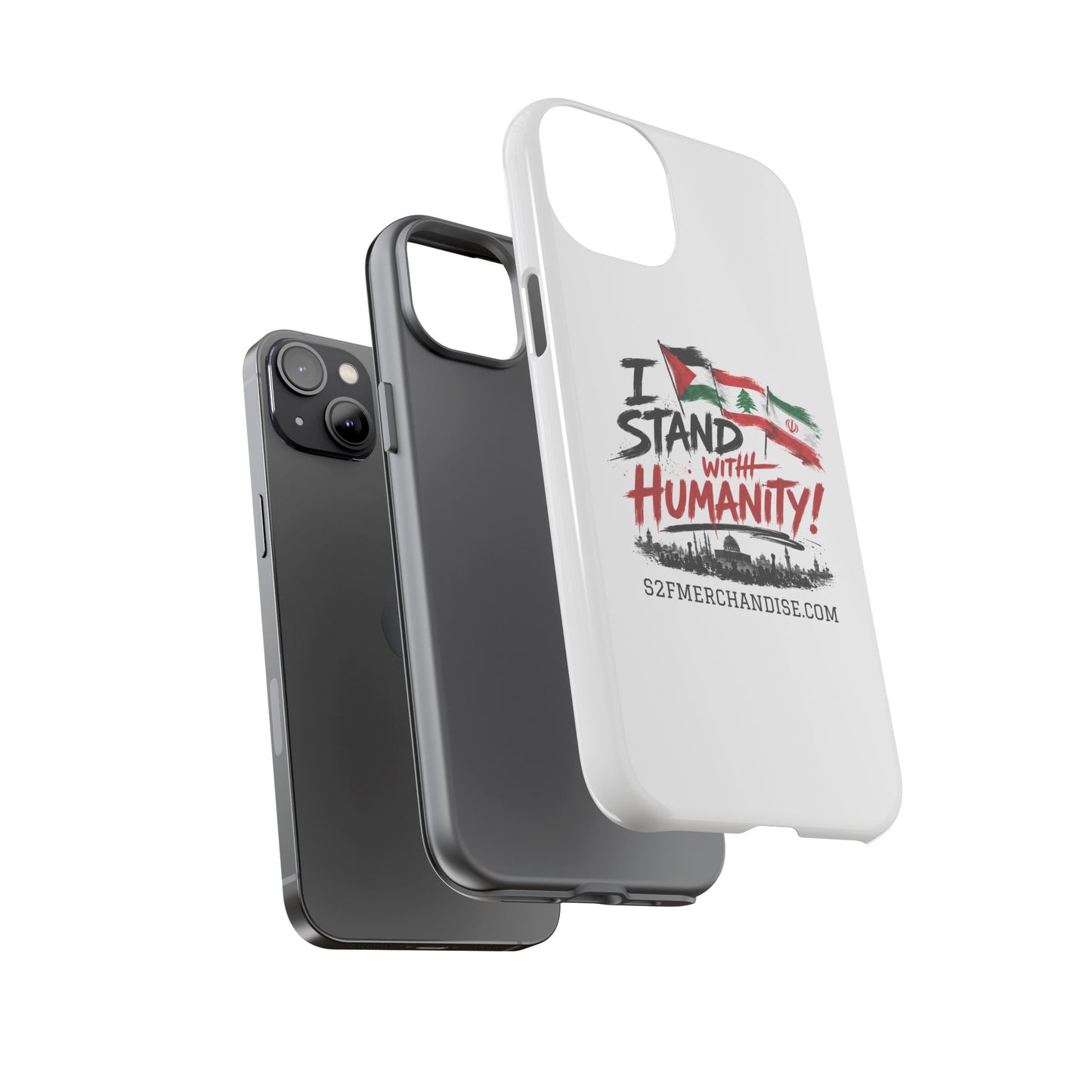I Stand With Humanity iPhone 16 Case — Solidarity Protective Cover