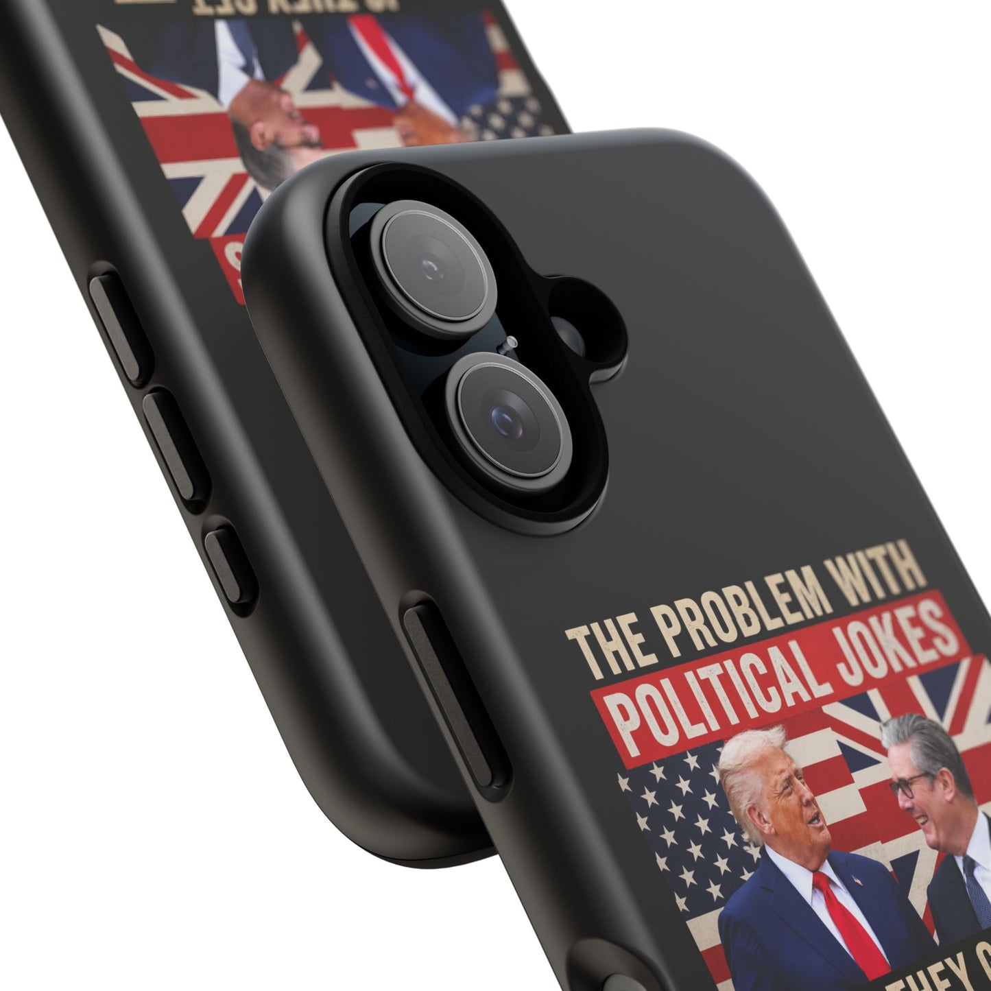 Political Humor Phone Case — "The Problem With Political Jokes Is They Get Elected"