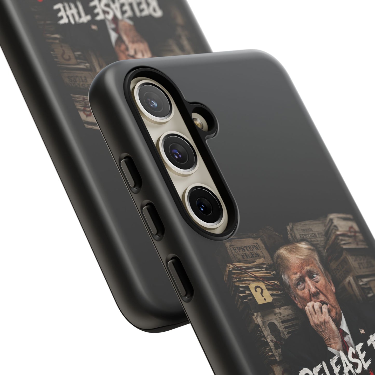 iPhone 16 Case — "Release the Epstein Files" Political Graphic