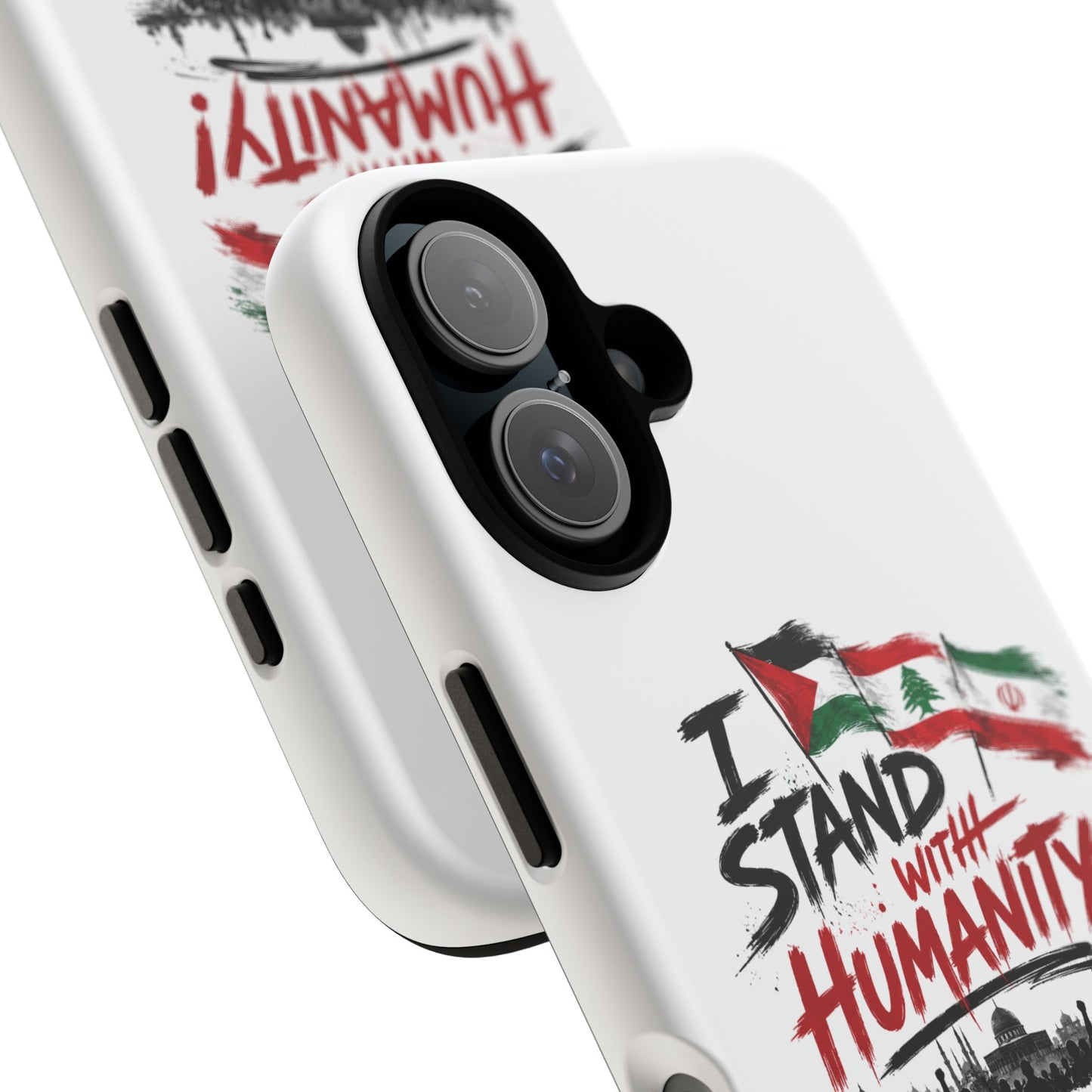 I Stand With Humanity iPhone 16 Case — Solidarity Protective Cover